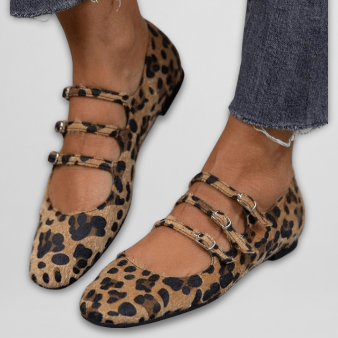 Zapatillas Elegantes con Estampado Animal