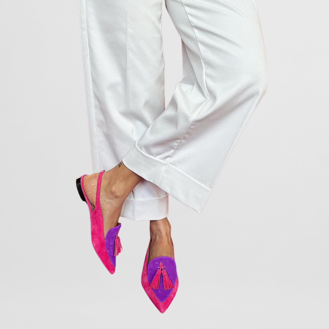 Mocasines Coloridos con Punta Elegante