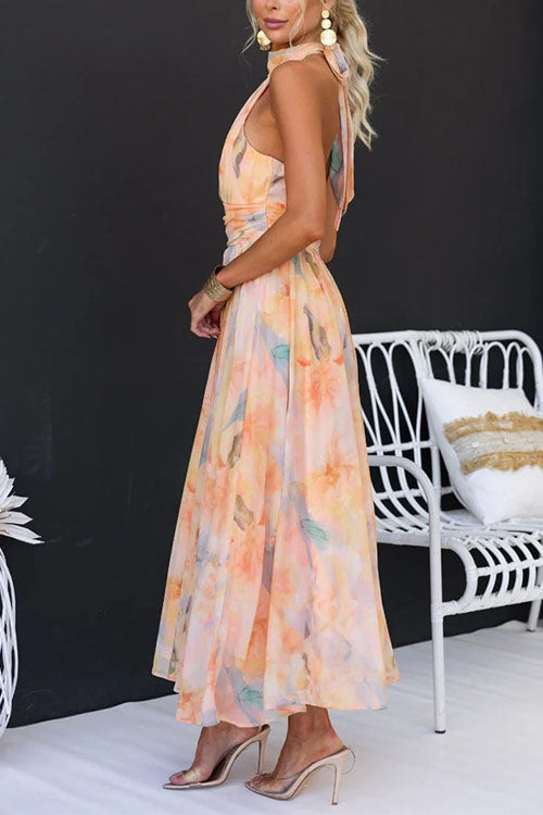 Maria™ – Vestido largo floral