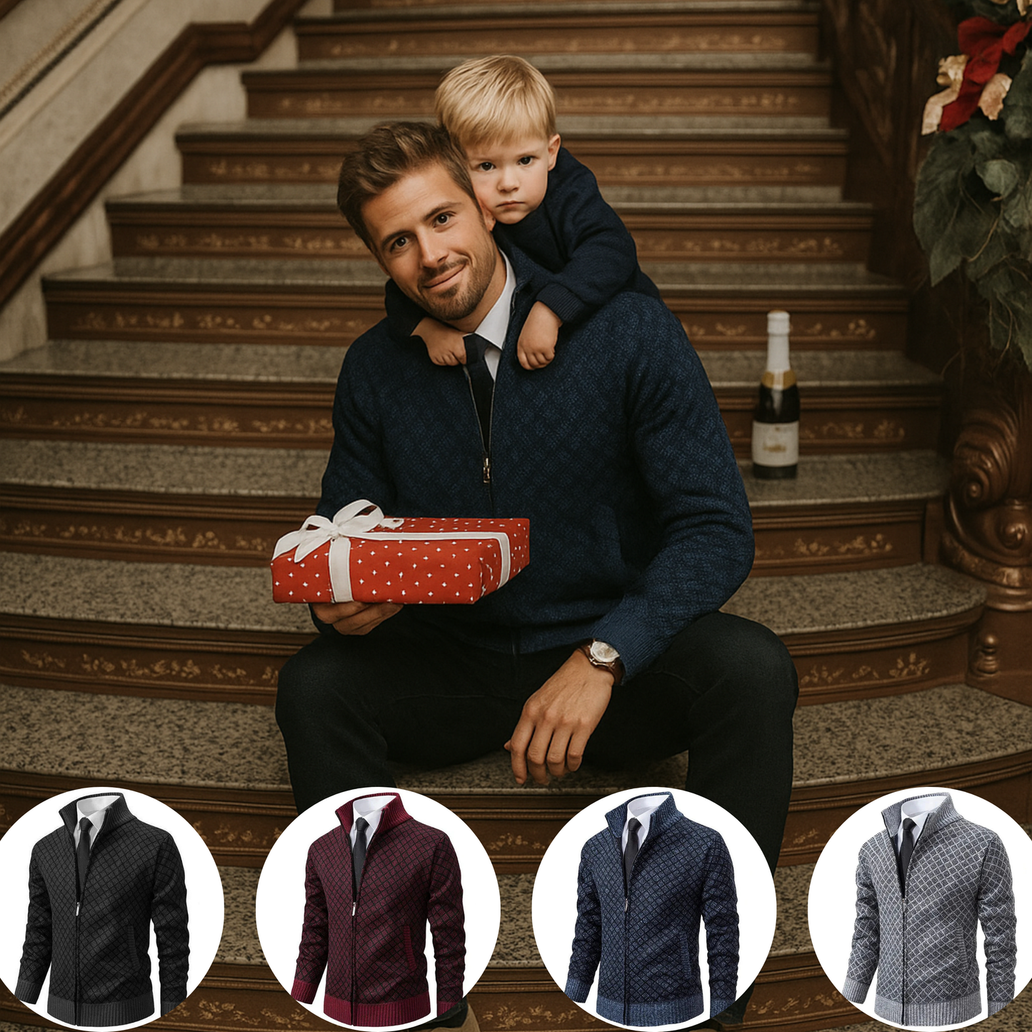 DANIEL | CHALECO HOMBRE PREMIUM EN MATERIAL SUAVE