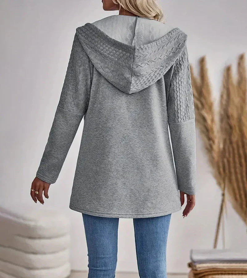 Pluma | Sudadera con capucha y cremallera