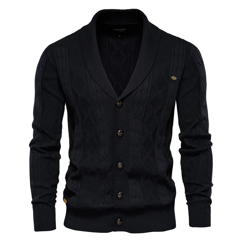 Cárdigan Elegante para Hombre con Cierre de Botones