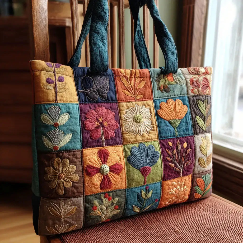 Isabella | Bolsa de Mano de Tela Acolchada 3D
