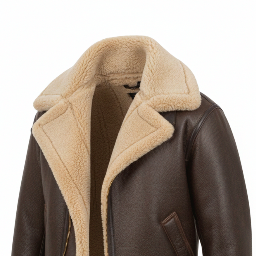 Elegante Chaqueta Vintage de Invierno con Forro Cálido