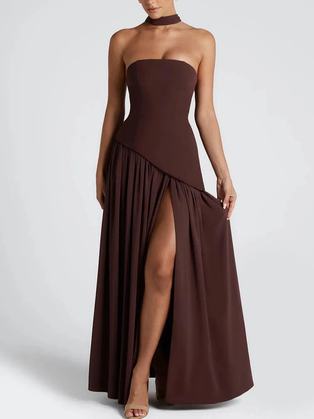 Maxi Vestido Maliyah - Laca de Cereza