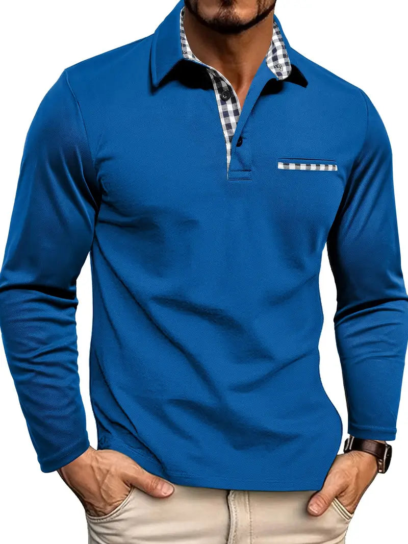 Ethan – Polo de Manga Larga con Estilo Moderno y Elegancia Atemporal