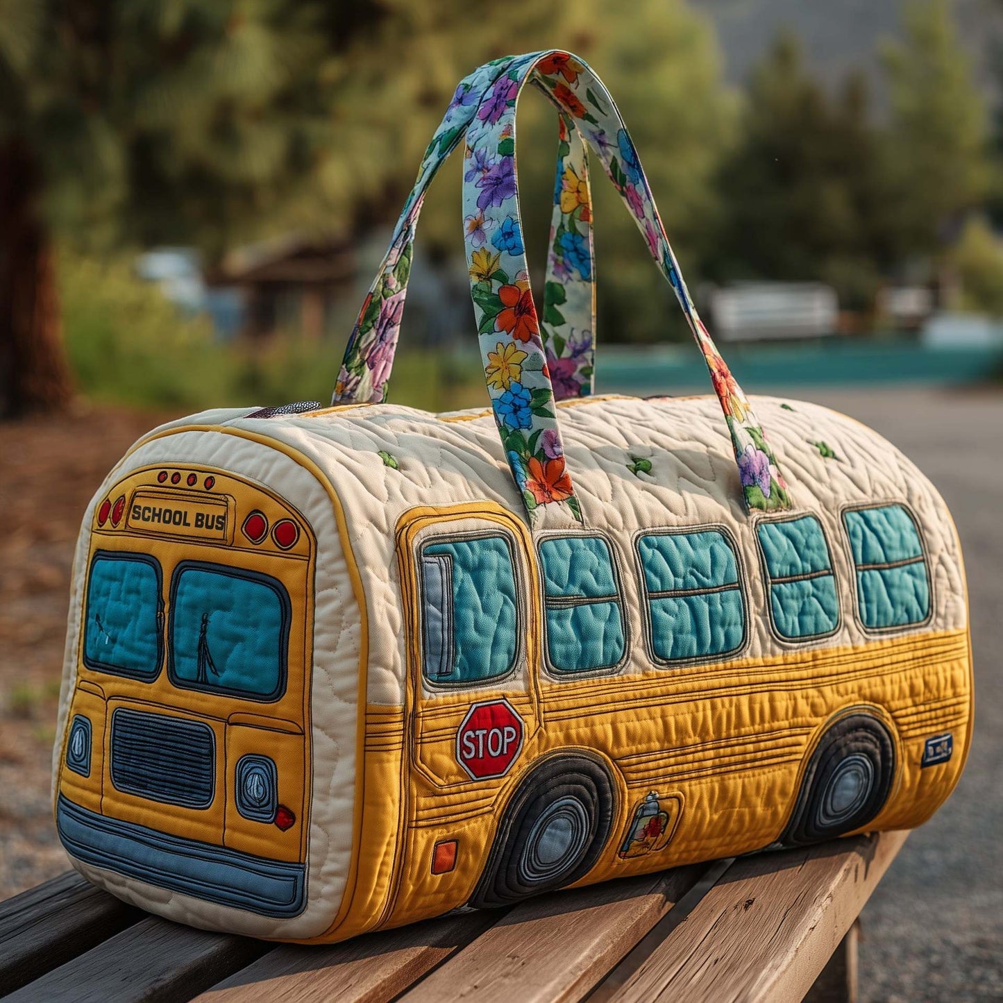 Luna – Bolsa de Viaje Acolchada con Diseño Artesanal