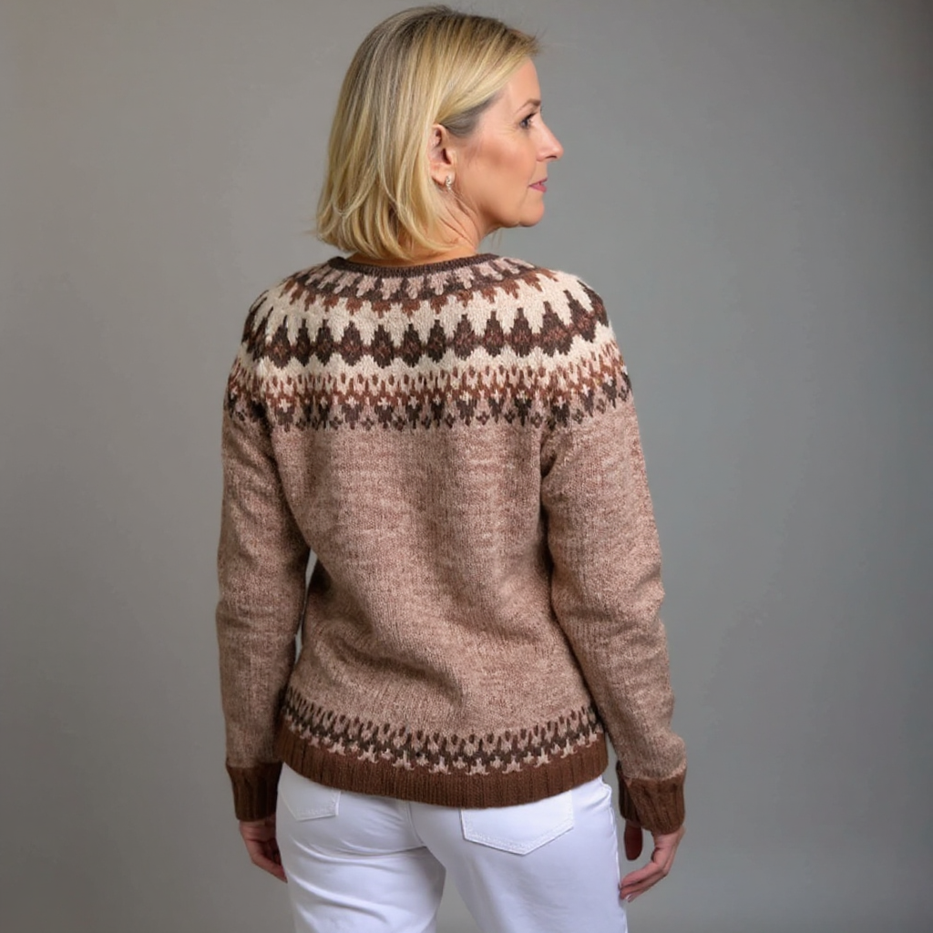 Chaqueta de Punto Vintage Islandesa Antonia