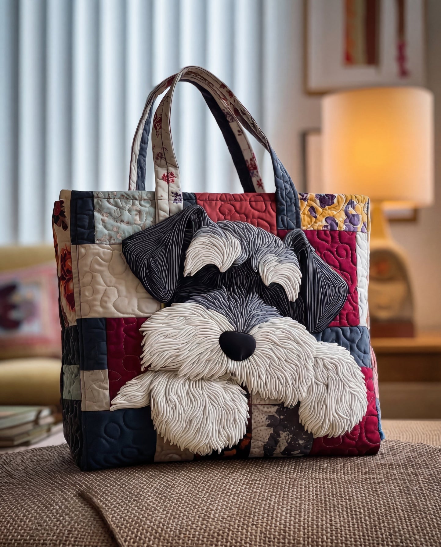 Bolso artesanal modelo Schnauzer