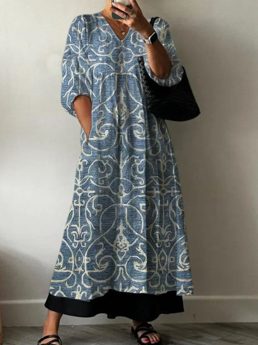 Lia Vestido Floral Elegante