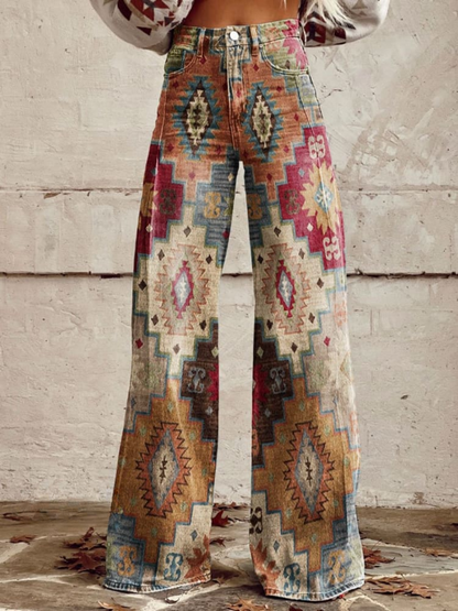 Pantalón Retro de Corte Elegante