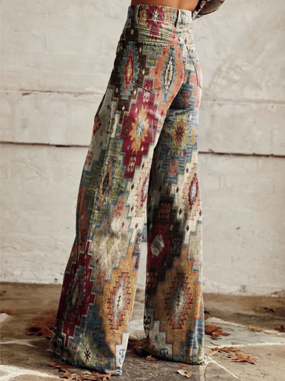 Pantalón Retro de Corte Elegante