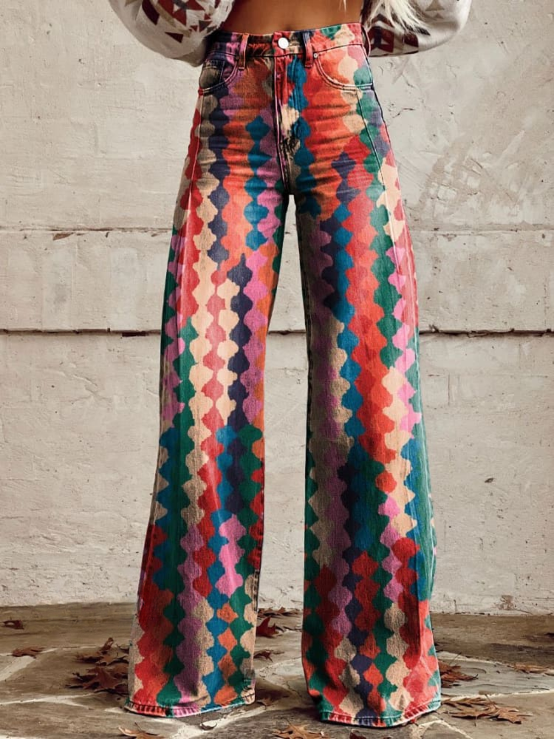 Pantalón bohemio elegante