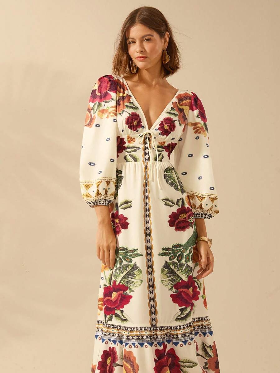 Breezy | Vestido Floral de Vacaciones