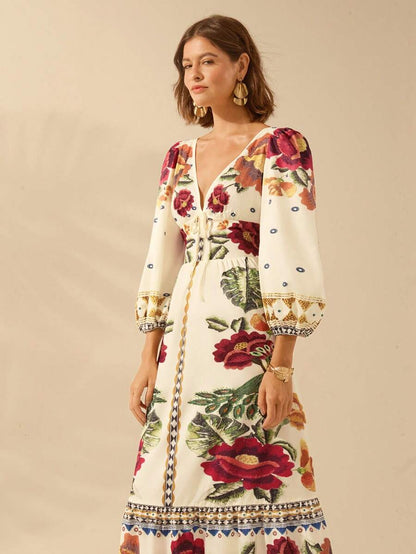 Breezy | Vestido Floral de Vacaciones