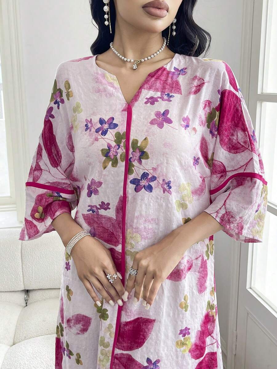 Flora | Vestido con Volantes de Estampado Floral