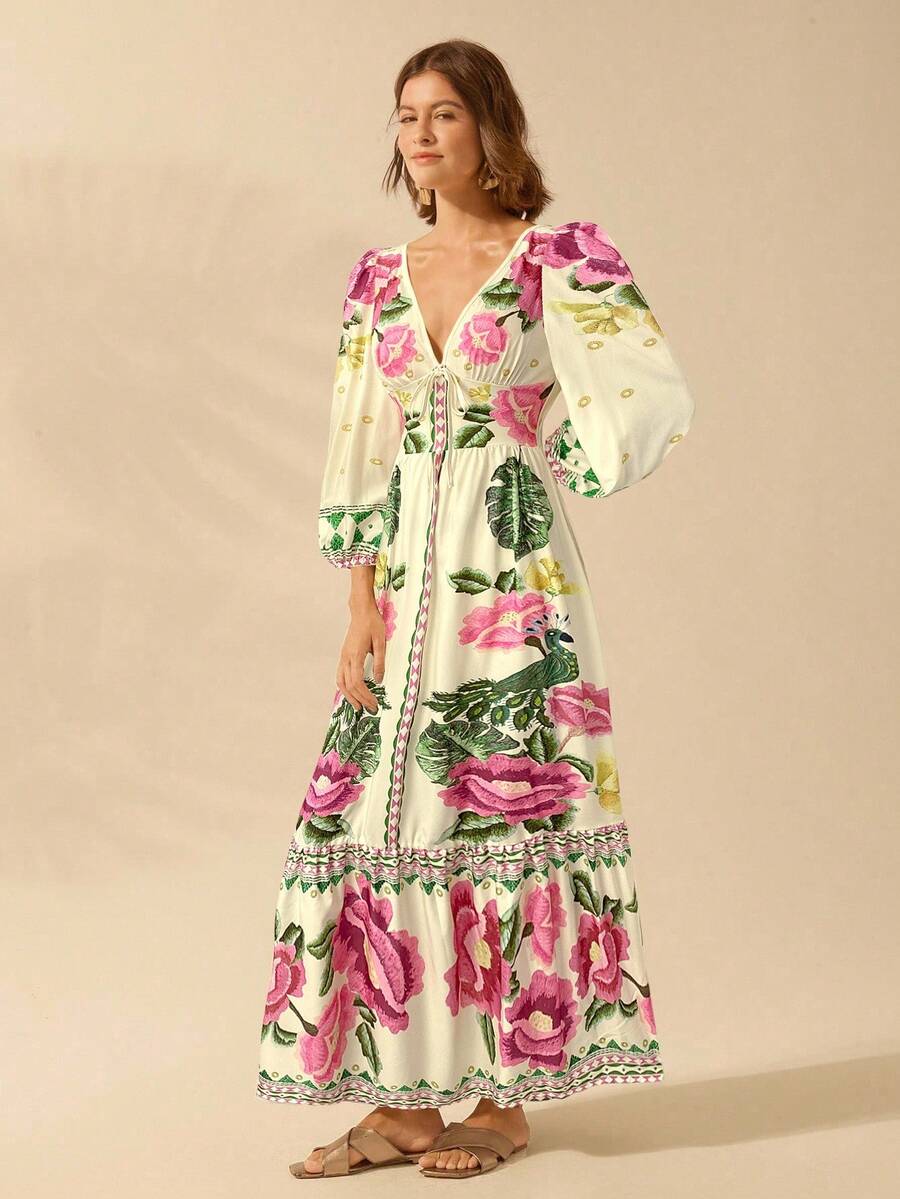Breezy | Vestido Floral de Vacaciones