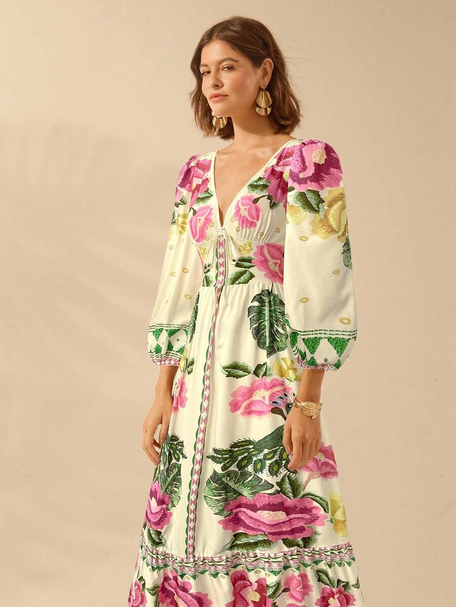 Breezy | Vestido Floral de Vacaciones