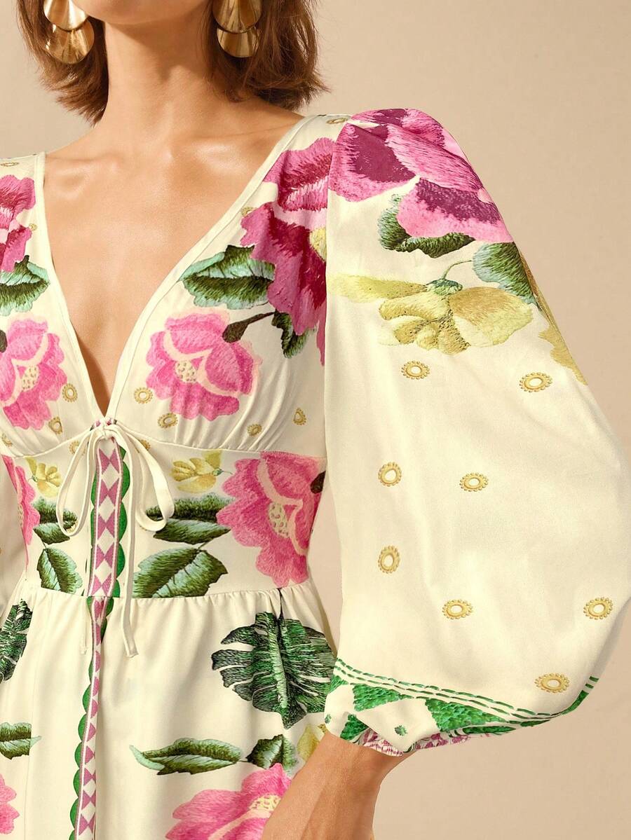 Breezy | Vestido Floral de Vacaciones