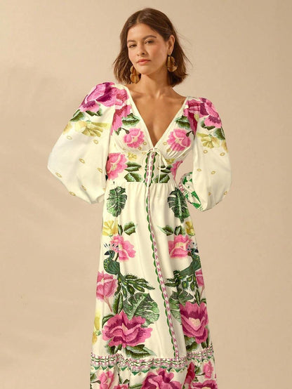 Breezy | Vestido Floral de Vacaciones