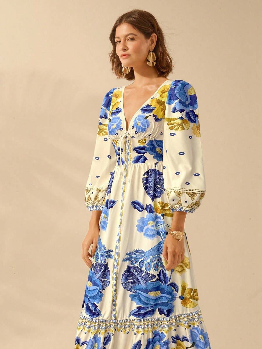 Breezy | Vestido Floral de Vacaciones