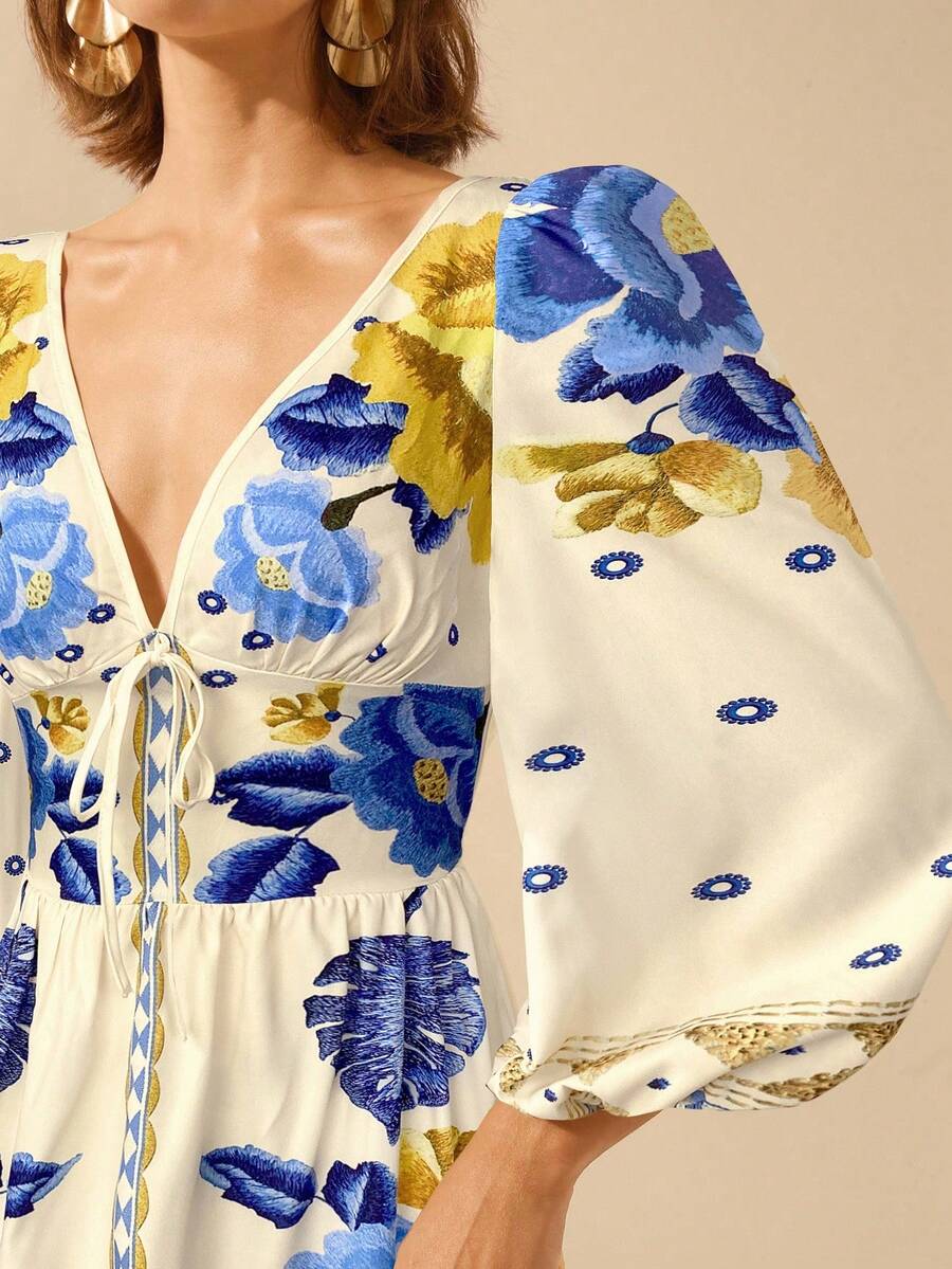 Breezy | Vestido Floral de Vacaciones