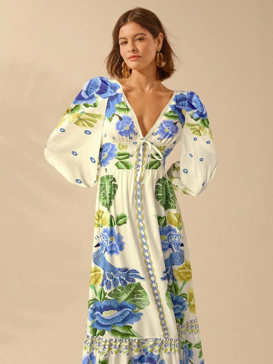 Breezy | Vestido Floral de Vacaciones