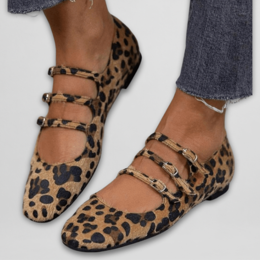 Zapatillas Elegantes con Estampado Animal