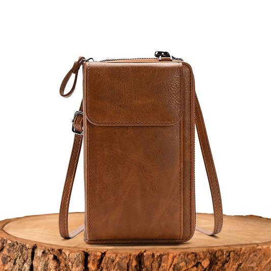 Bolso de mano de piel elegante Clara