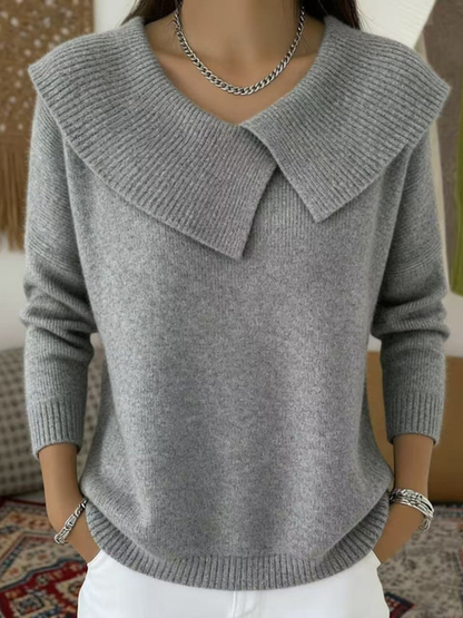 Lucia | Jersey Cálido con Cuello Suave