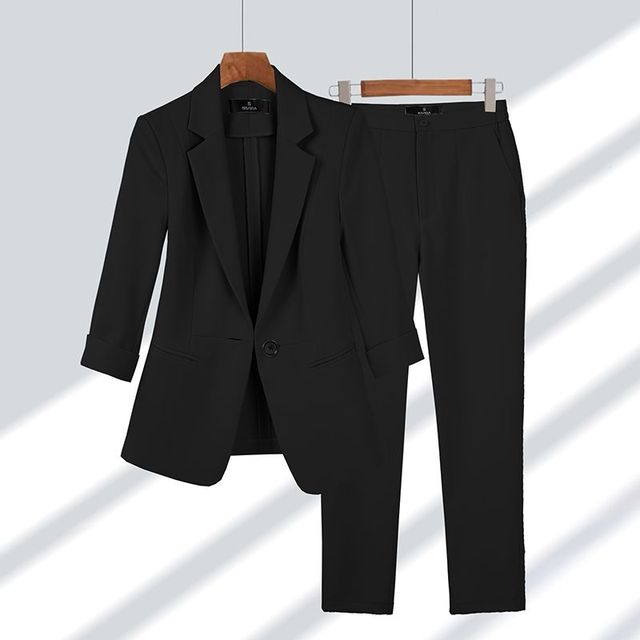 Viktoriya - Conjunto de Blazer y Pantalón de Dos Piezas