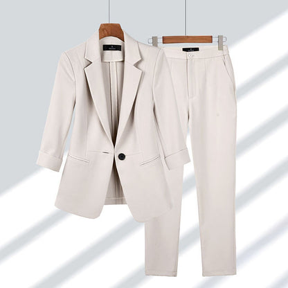 Viktoriya - Conjunto de Blazer y Pantalón de Dos Piezas