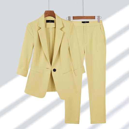 Viktoriya - Conjunto de Blazer y Pantalón de Dos Piezas