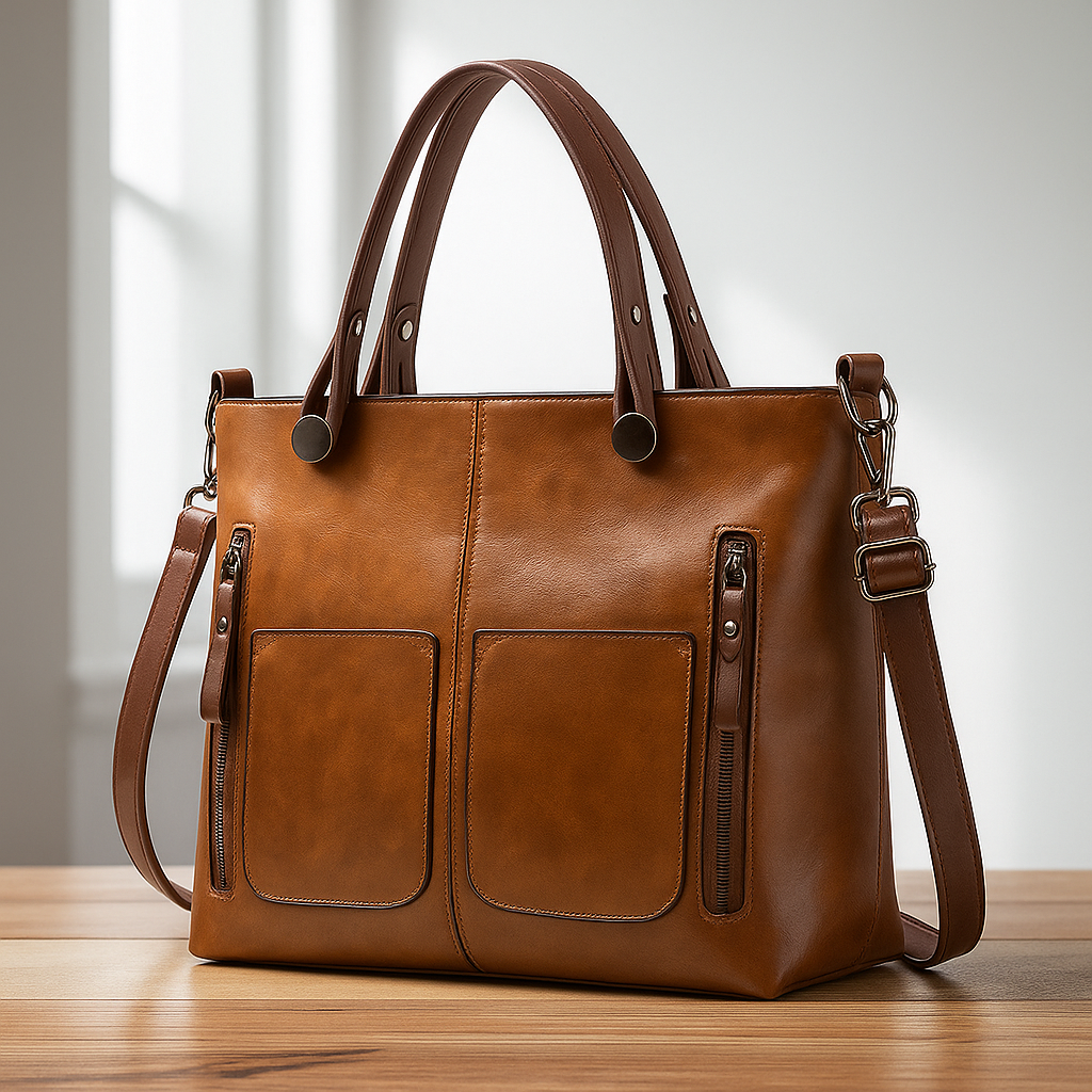 Bolso de hombro elegante y atemporal