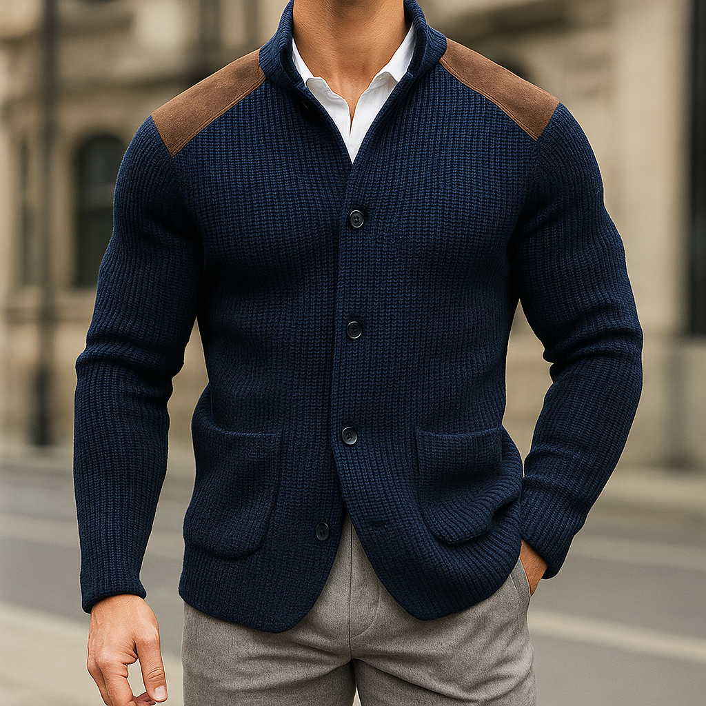 ROSSI ROMA | BLAZER DE PUNTO TEXTURIZADO