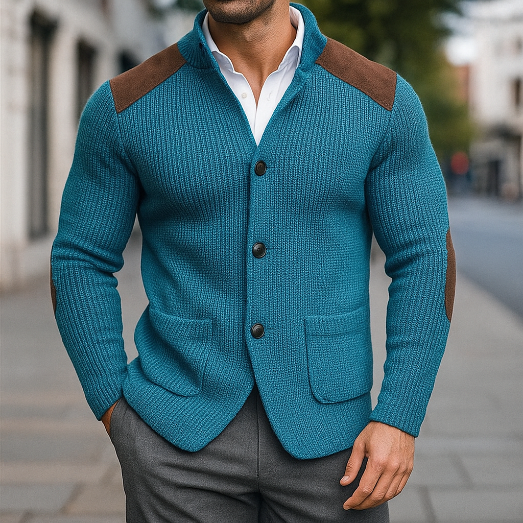 ROSSI ROMA | BLAZER DE PUNTO TEXTURIZADO