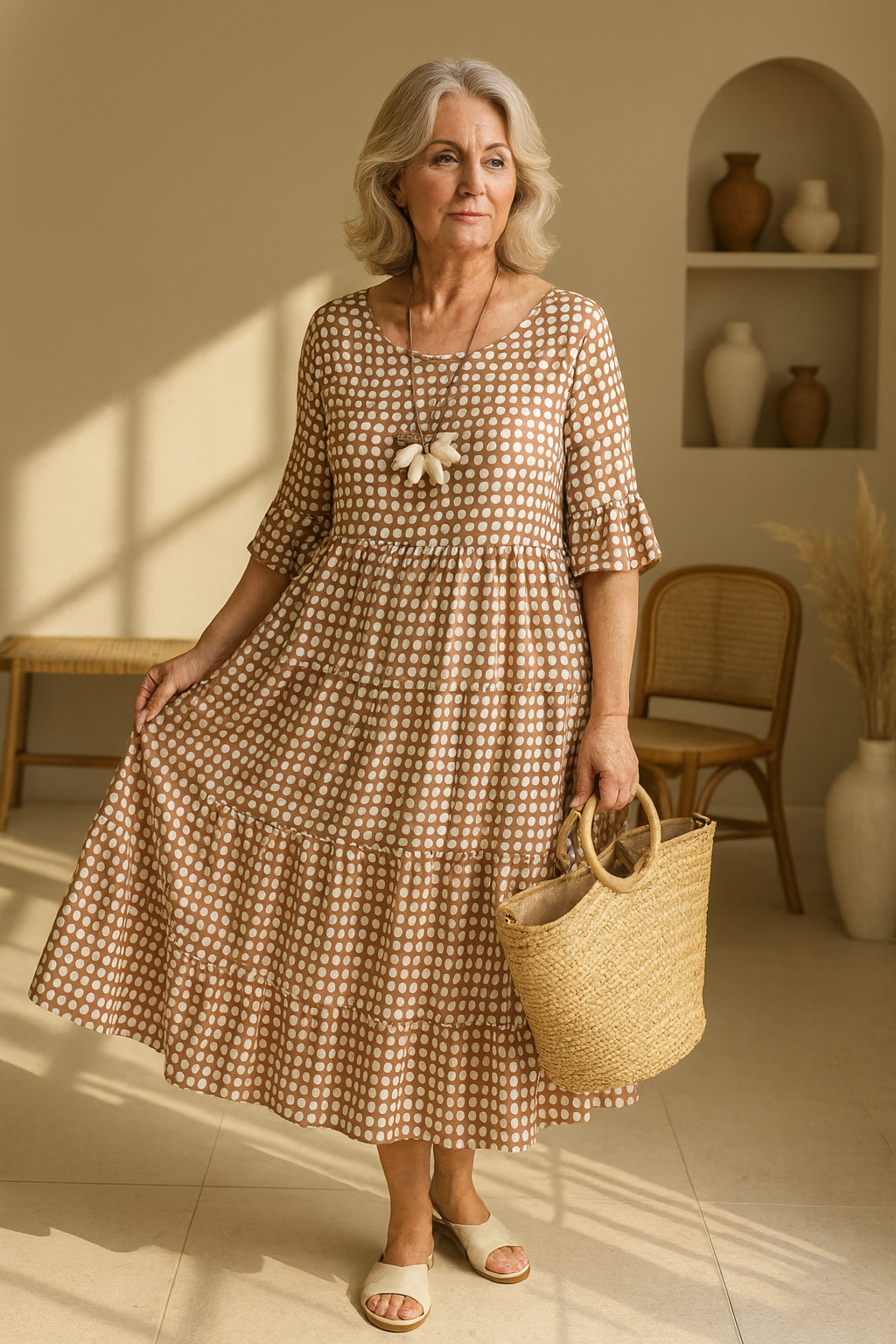 Iris | Vestido Midi Sable