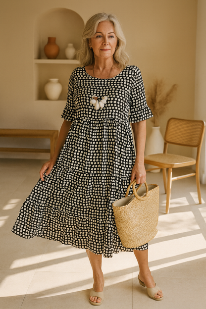 Iris | Vestido Midi Sable