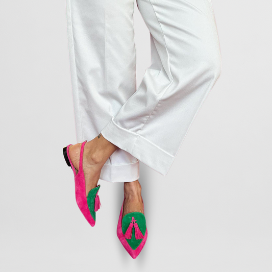 Mocasines Coloridos con Punta Elegante