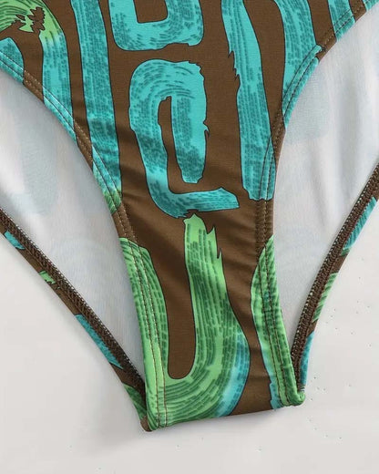 Elegante Bañador de Una Pieza con Tirantes