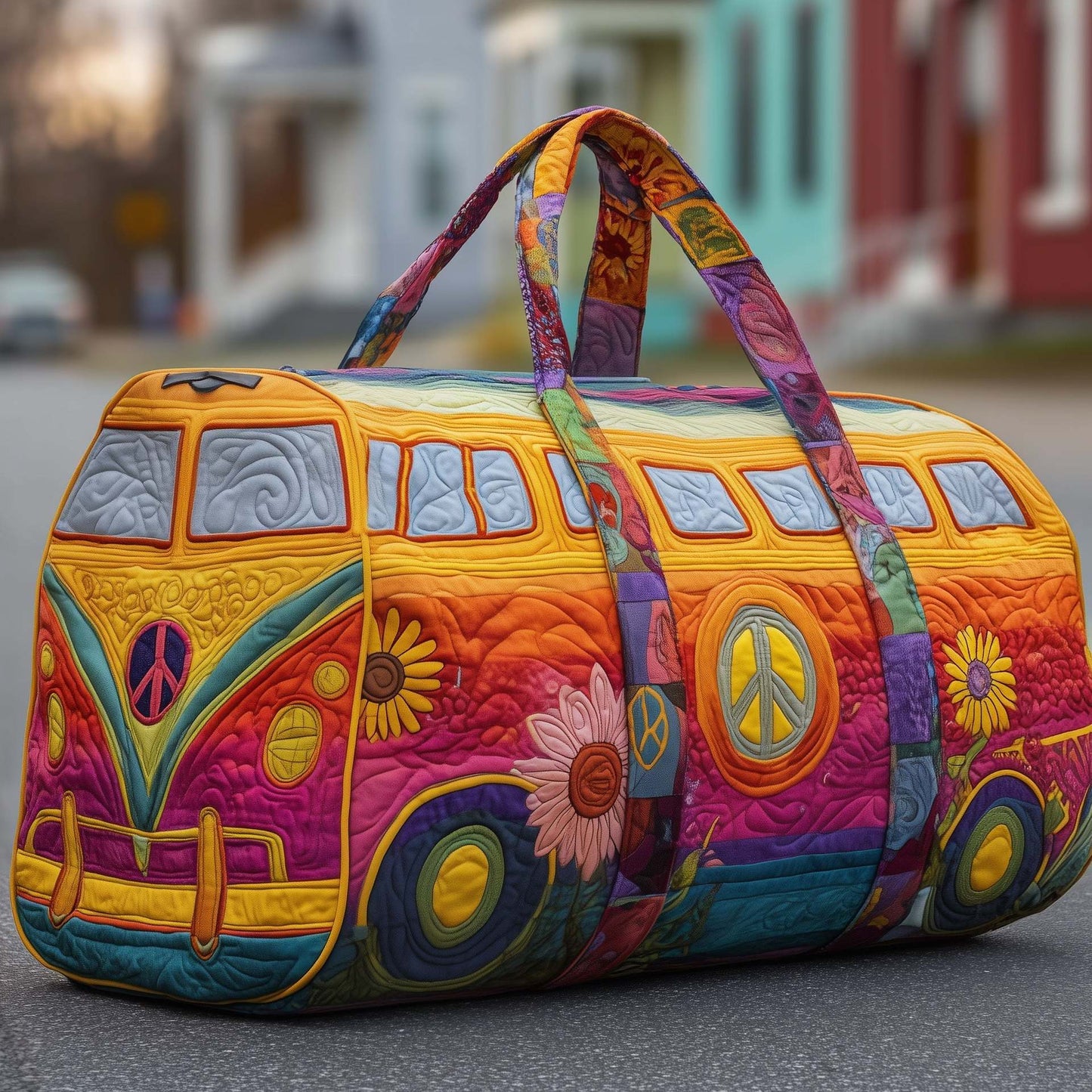 Luna – Bolsa de Viaje Acolchada con Diseño Artesanal