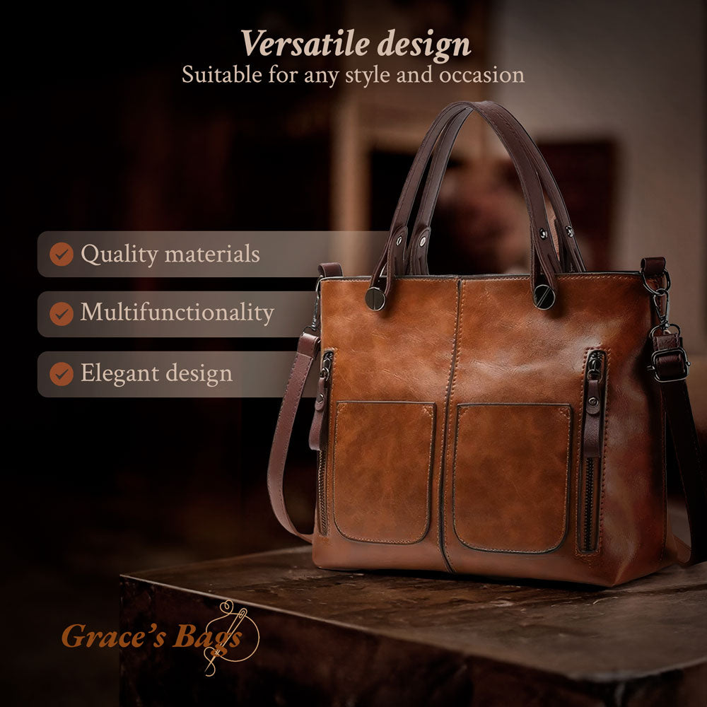 Bolso de hombro elegante y atemporal