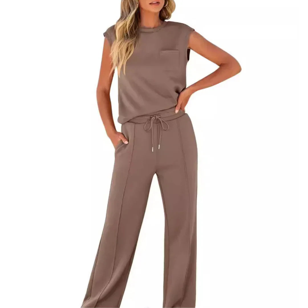 KAIYA™ – Conjunto Casual de Verano Suave