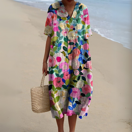 Vestido Floral Elegante