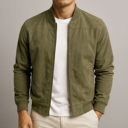 Amiro – Chaqueta bomber de ante elegante