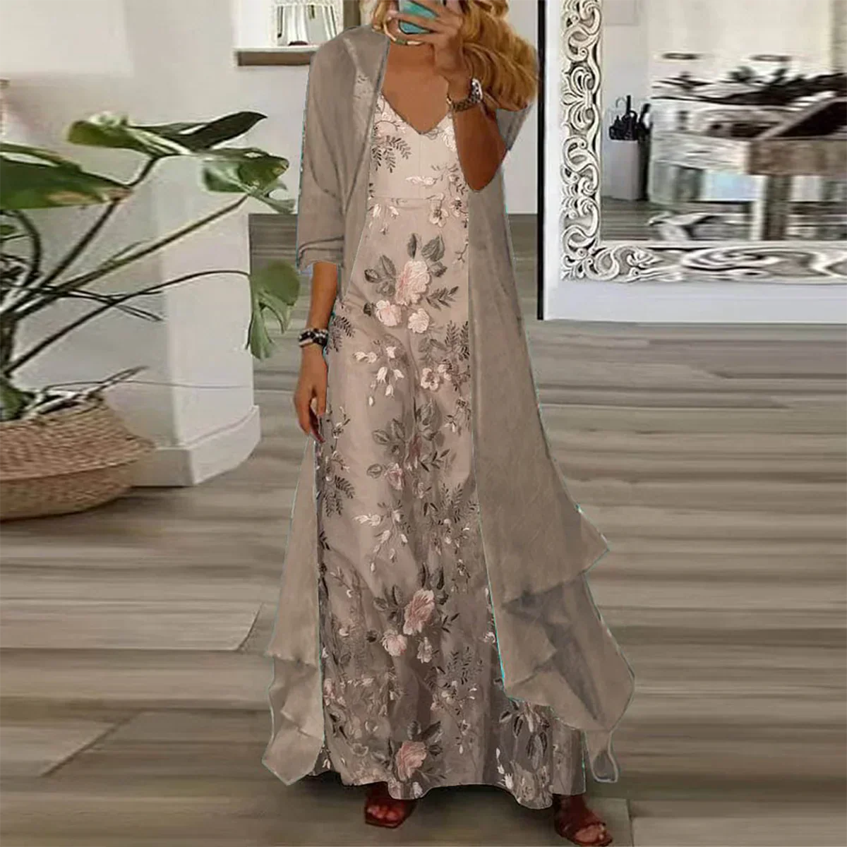 Mara | Conjunto de Vestido Maxi Chic