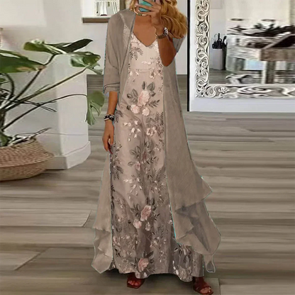 Mara | Conjunto de Vestido Maxi Chic