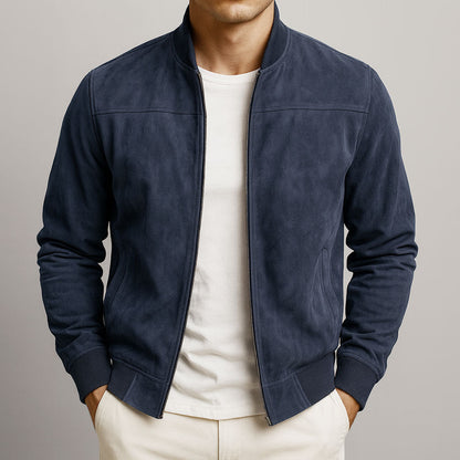 Amiro – Chaqueta bomber de ante elegante