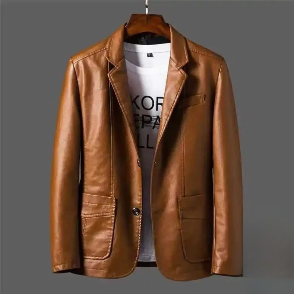 Andrés – Chaqueta de cuero premium con carácter eterno