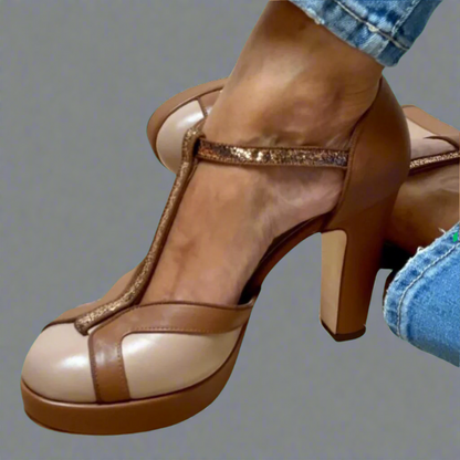Sandalias Elegantes y Cómodas de Tacón